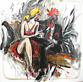 Espresso Time Original 1345 
Acryl/Oel auf Leinwand 
70 x 70 cm
