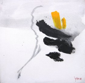 Informel Original 1677 
Acryl / Kreide auf Leinwand 
30 x 30 cm