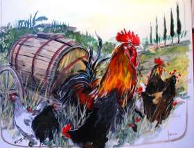 Toscana Original 1752 
Acryl/Oel auf Leinwand 
80 x 100 cm
