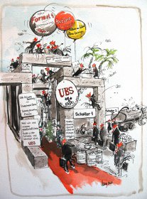 UBS Original 1831 
Aquarell/Tusche 
50 x 40 cm