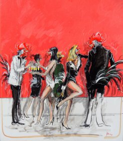 Vernissage I Original 1817 
Acryl/Oel auf Leinwand 
120 x 100 cm